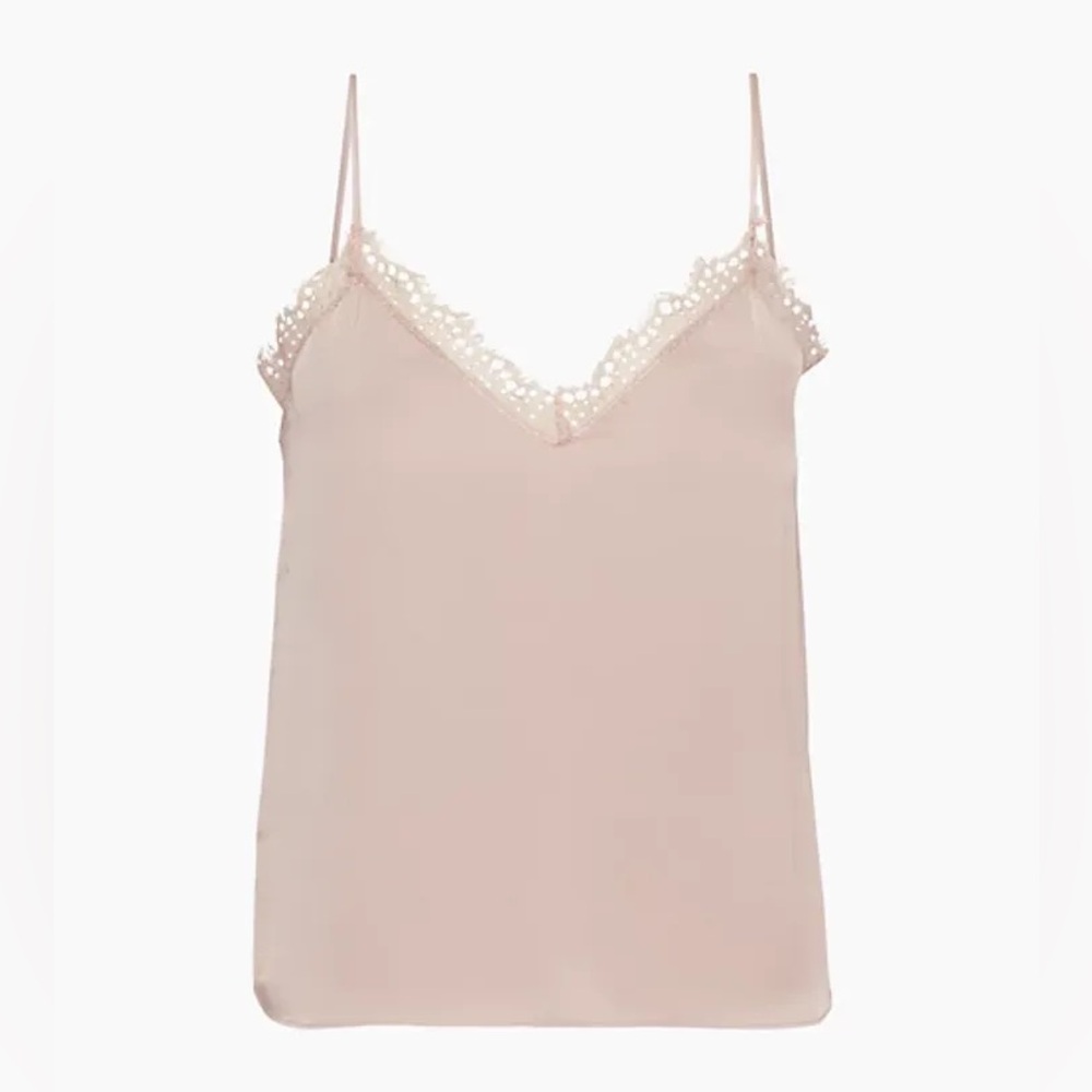 Aritzia 	Babaton Carlyle Satin Camisole in Barely Blush